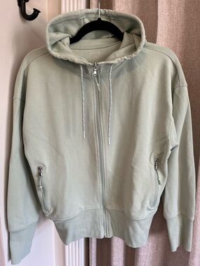 Old Navy Light Sage Zip-Up Hoodie